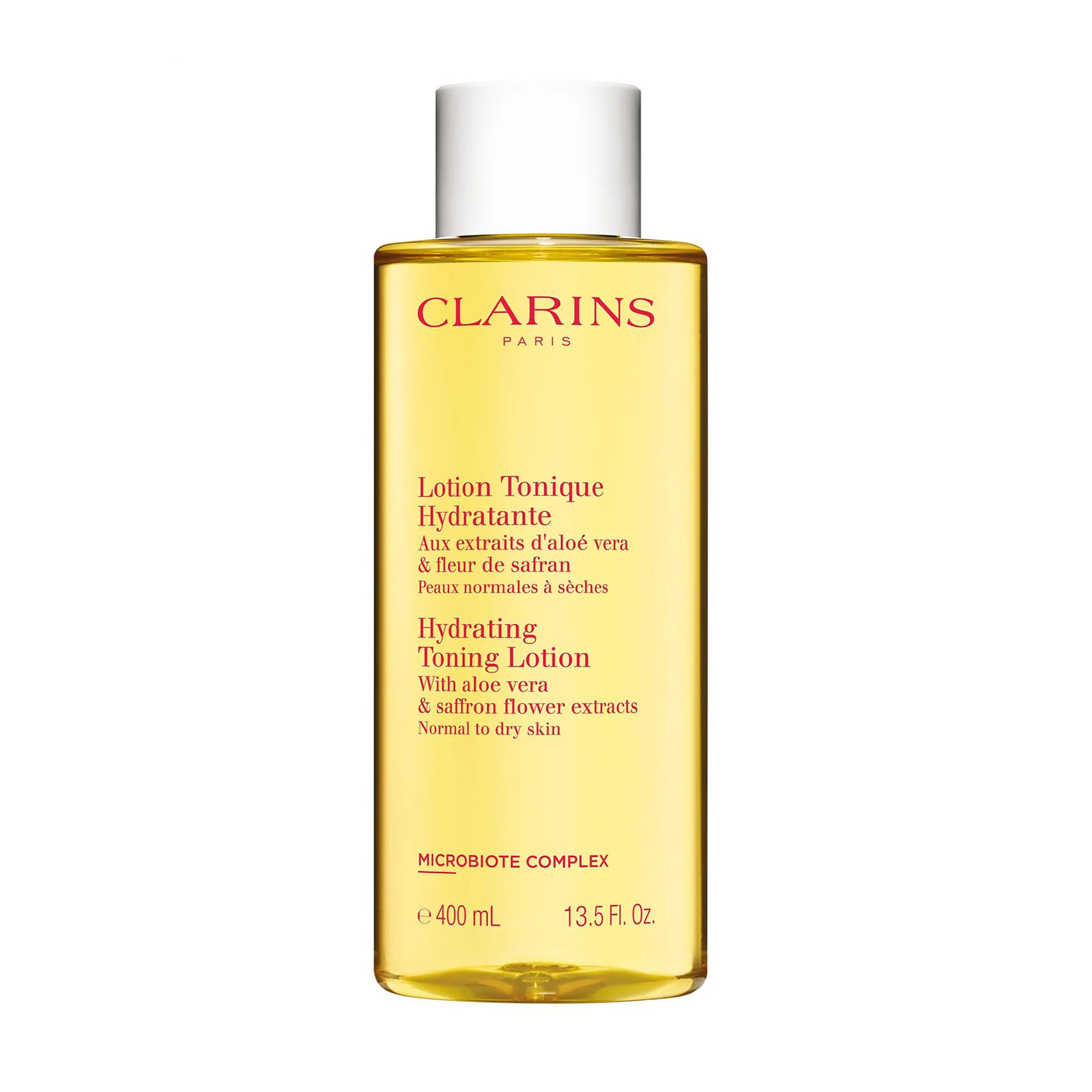 Зволожувальний тонізувальний лосьйон Clarins Hydrating Toning Lotion для нормальної та сухої шкіри обличчя, 400 мл